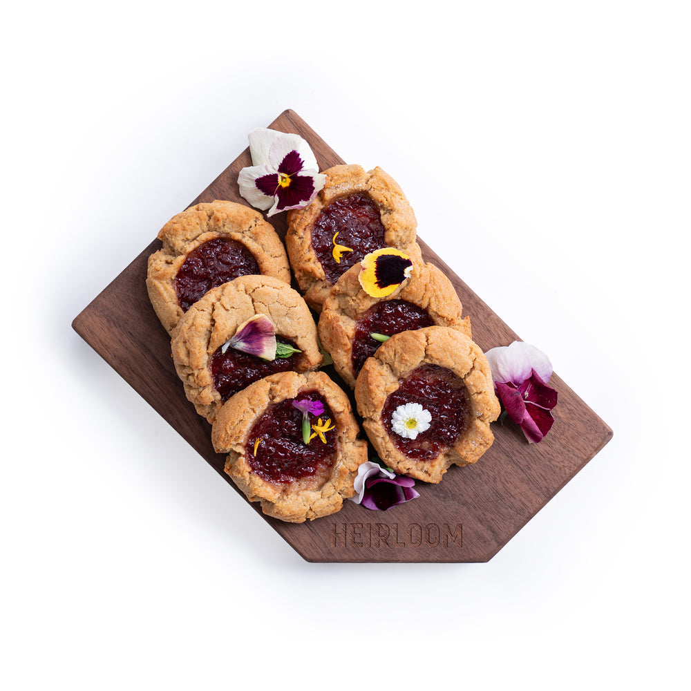 
                      
                        Load image into Gallery viewer, Peanut Butter and Jam Thumbprint Cookies
                      
                    